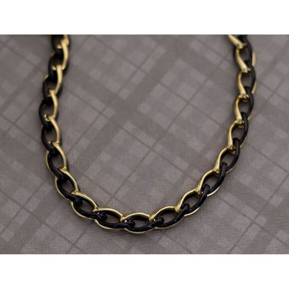 Living Like a Kingsnake Vintage Chain Necklace by Avon 30 inch - G3 - Picture 1 of 4